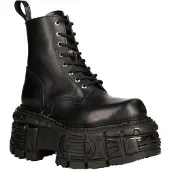 New rock Unisex Military Techno Platform-stövlar - M-MILI084N-S5