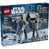 STAR WARS 75454 At-AT, bestående av INT-4, byggleksaker för stora mått med 7 karaktärer som mandalorianer och Grogu, present till barn från 10 år.