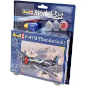 Revell P-47M Thunderbolt, Luftfarkostmodell med fast vinge, Monteringssats, 1:72, Republic P-47 Thunderbolt, Plast, Mellanliggande