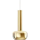 Louis Poulsen Design pendellampa VL56, dimbar, Mässing / guld, Vardagsrum / matsal, Mässing, Design, Pendellampa