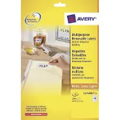 Avery Etiketter | 45,7 x 21mm | vit | L4736-25 | 1.200st