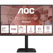 AOC 27E4U, 68,6 cm (27), 1920 x 1080 pixlar, Full HD, LED, 4 ms, Svart
