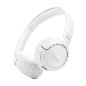 JBL Tune 680 NC Over Ear hörlurar Trådlös, Bluetooth, Sladd Stereo Vit Volymkontroll, Mikrofonljudavstängning HiFi