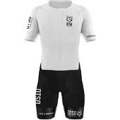 Otso Black &amp; White Kortärmad Triathlondräkt