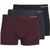 Jack & Jones Boxershorts marinblå / bordeaux / svart / vit