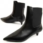 Montevita Heel Ankle Boot Devilalow I Svart
