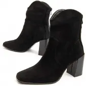 Montevita Heel Ankle Boot Botilan34 I Svart