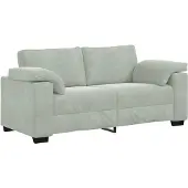 vidaXL Loveseat soffa ljusgrå 180x77x82 cm sammet
