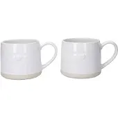 MIKASA Heart 380ml Mugg 2 Enheter
