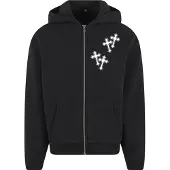 Mister tee Mary Cross Sweatshirt Med Dragkedja