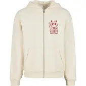 Mister tee Good Luck Cat Sweatshirt Med Dragkedja