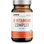 ICONFIT Vitamin B Complex (B1 - B12), 90 caps