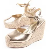 Montevita Alpargata De Cuña Para Mujer. Balenci 102902 38 gyllene