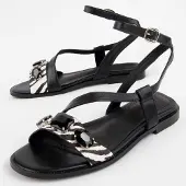 Montevita Sandalia Casual Para Mujer. Mirea4 103006 40 svart