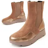 Montevita Wedge Ankle Boot Calig2 I Brun