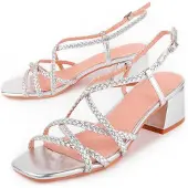 Montevita Sandalia De Tacón Para Mujer. Trea2 102937 37 silver