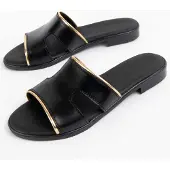 Purapiel Sandal Hacca Svart