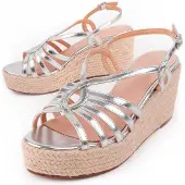 Montevita Sandalia De Cuña Para Mujer. Salia6 102973 41 silver