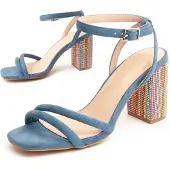 Montevita Klack Sandal Sanndarey7 i Blå