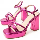 Montevita Häl Sandal Festsand10 I Fuchsia
