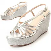 Montevita Monte Vita Wedge Sparto Sandal Wesparto5 i Silver