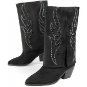Montevita Bota De Tacón Para Mujer. Faldde2 100930 36 svart