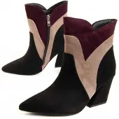 Montevita Heel Ankle Boot Mila I Svart