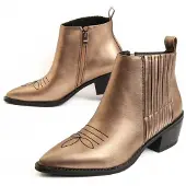 Montevita Heel Ankle Boot Espuela i guld
