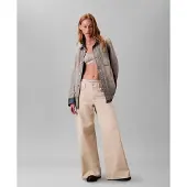 Calvin Klein Super Wide Leg Twill Trousers