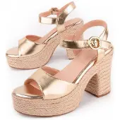 Montevita Sandalia De Tacón Para Mujer. Iliad 102966 41 gyllene