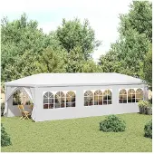 vidaXL Markis Vit 3 x 2,5 m Metall