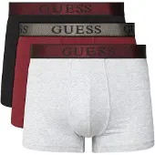 GUESS Boxershorts grå / röd / svart