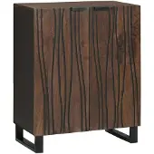 vidaXL Bänk 60 x 33,5 x 75 cm i massivt mangoträd