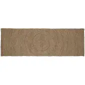 vidaXL Områdesmattor Rektangulär Grå 60 x 250 cm Jute