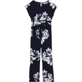 Bonprix Jumpsuit duvblå / mörkblå / vit