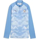 Puma Manchester City Quarter-zip Warmup Top Women, storlek Large