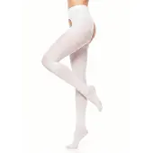 Glamory Strumpbyxa 'Overt Microfaser Strumpfhose' vit