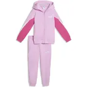 Puma Essentials Colourblocked Hooded Full-zip Tracksuit Kids, storlek YXS/116 cm