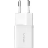 Baseus GaN5 1C 25W EU mains charger (white)