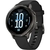 Garmin Venu 4 smartklocka 41 mm 1,2 AMOLED, skiffergrå, svart silikonarmband