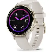 Garmin Venu 3S Smartwatch 41 mm Ivory – träningsklocka / sportklocka / pulsklocka med pekskärm