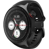 Motorola Moto Watch - Mat svart - smart klocka med band - silikon - pantone volcanic ash - display 1.4 - 4 GB - Bluetooth - 40 g