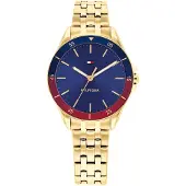 Tommy Hilfiger Signature Bezel Gold Plated Chain Link Watch