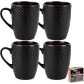 By Lille Vilde keramikkoppar svarta 400 ml, 4 st