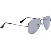 Ray-Ban Solglasögon 'Aviator' silvergrå