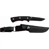 ØYO Oyo Falketind Knife W/ Leather Sheath, vandringskniv, svart