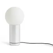 HAY Bordslampa TURN ON, dimbar, Aluminium / grå / zink, Vardagsrum / matsal, Glas, Modern, Bordslampa