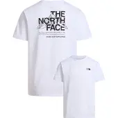 The North Face - T-shirts - M Mountain Sketch Regular Short Sleeve TNF White för UnisexBomull - Storlek S - Vit