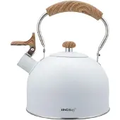King Hoff KingHoff vattenkokare med visselpipa vit 2,5 l (KH-1860)