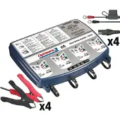 TecMate 3 Quad (TM454), 4x 12V 0.8A, 7-stegs laddare